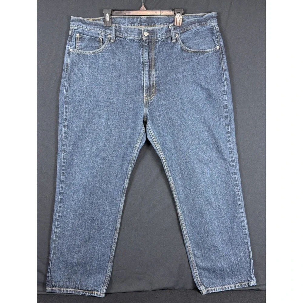 Levi's Strauss Men's 559 44x32 (30) Original Straight Fit Jeans - Dark Wash